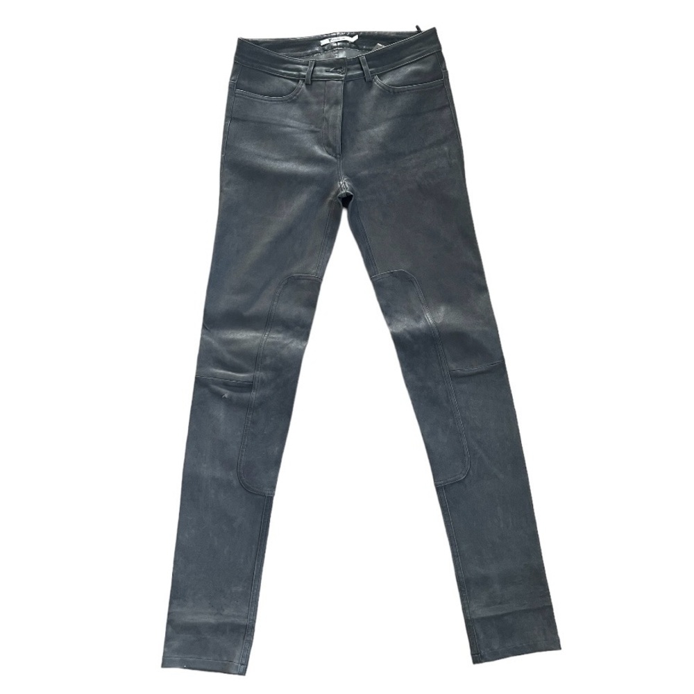 ALEXANDER WANG Gray Leather Pants